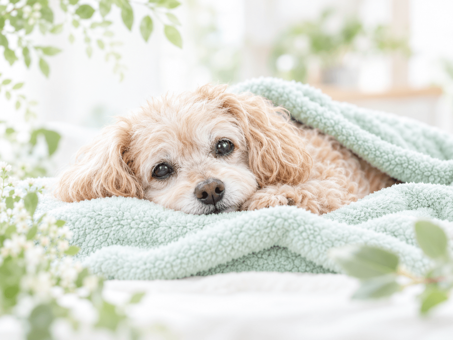 Dog Care Salon Linoのシニア犬ケアをイメージしたワンちゃん