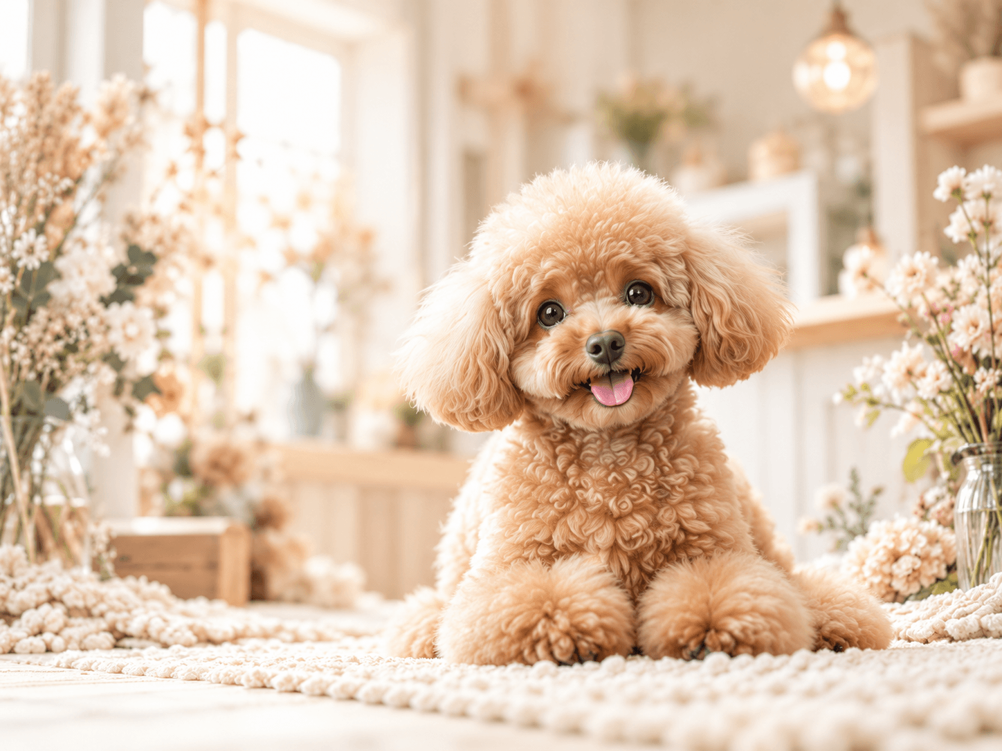 Dog Salon ChouChouのトリミング後のトイプードル