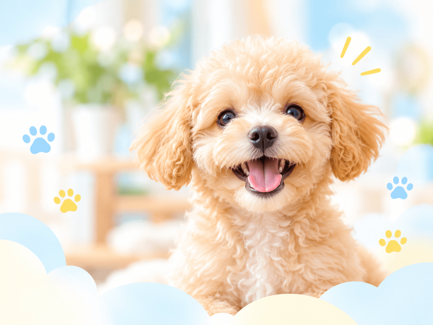 PUPPY SALON Nicoのトリミングデビューをイメージした子犬
